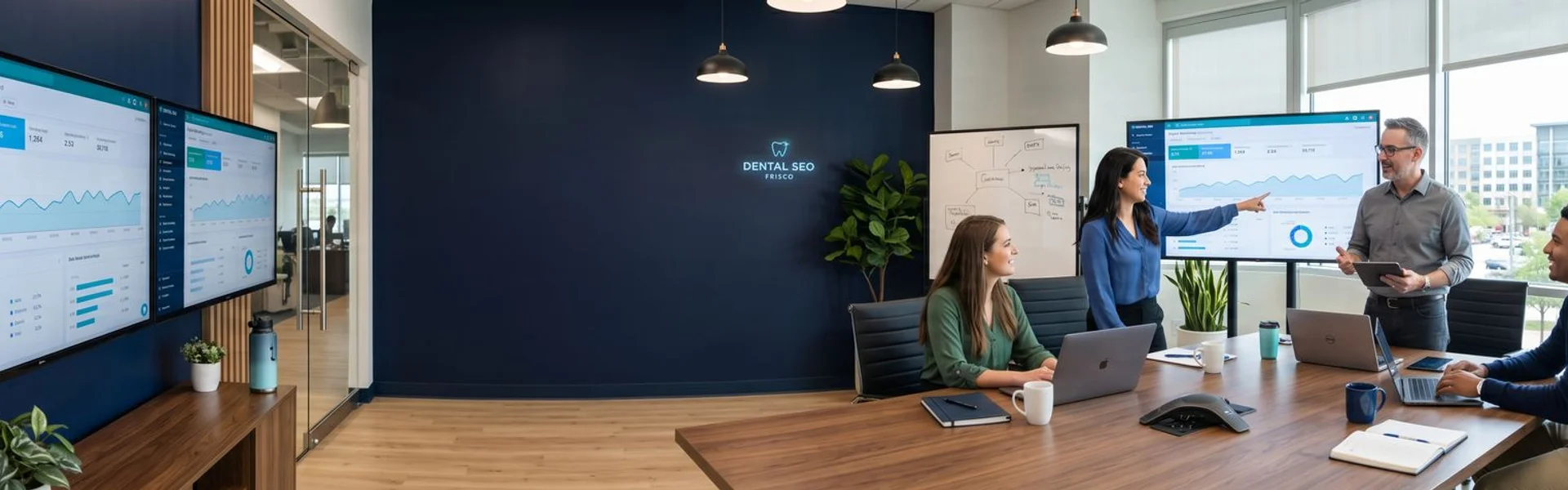 Modern dental SEO agency office