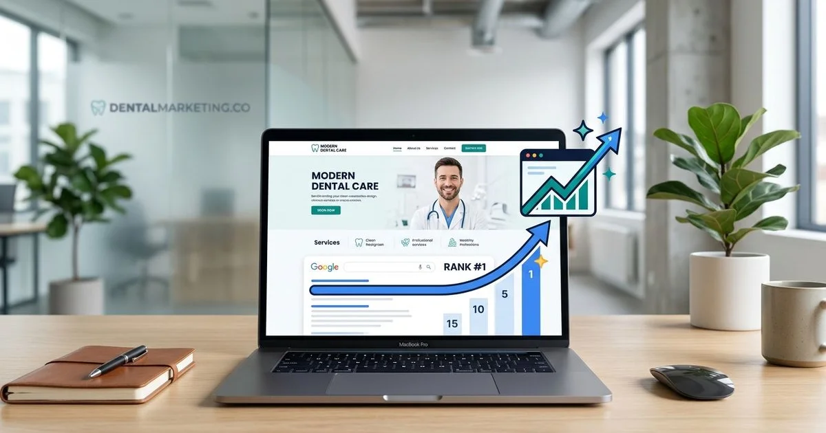 Dental practice rising in Google search results