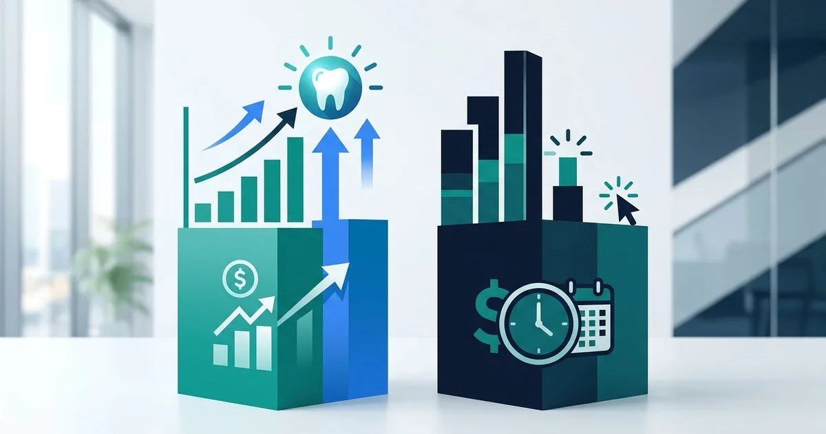 Dental SEO vs paid ads cost-per-patient comparison