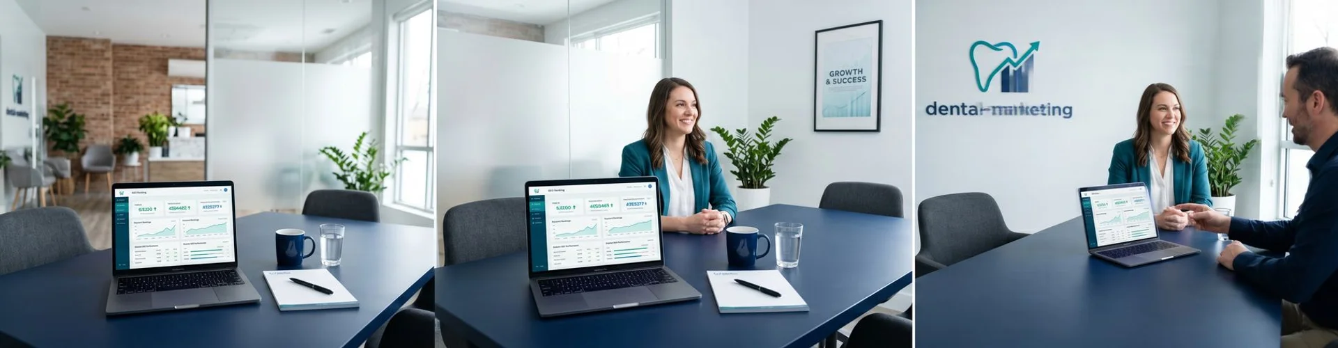 Welcoming dental SEO consultation space